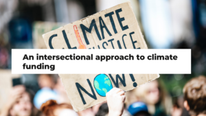 An intersectional approach to climate funding