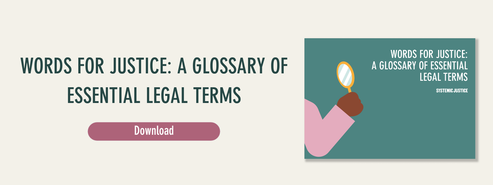Words for justice: glossary of essential legal language